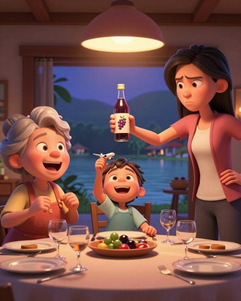 Meine Schwiegermutter ließ unsere Kleinkinder beim Essen „Shots“ trinken