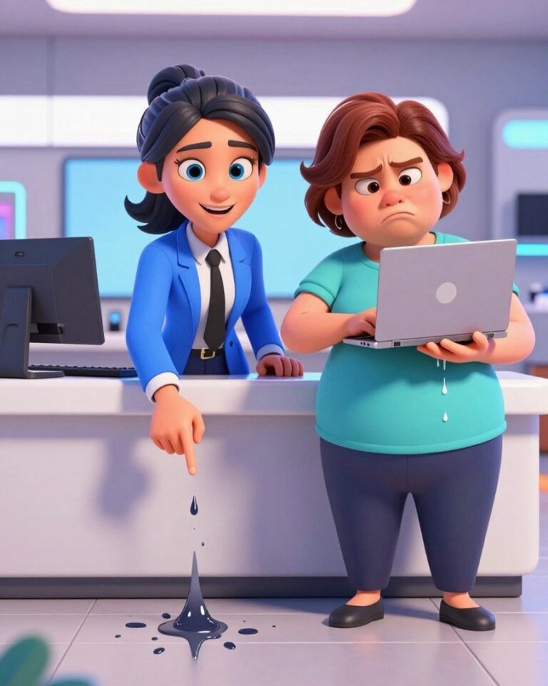 Sie verlangte eine Rückerstattung für ihren Wasserschaden-Laptop – die Kamera lief