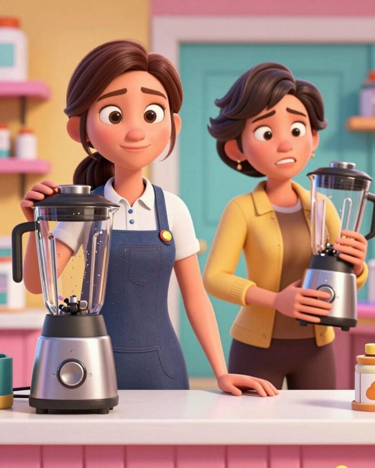Sie brachte denselben Mixer ein ganzes Jahr lang immer wieder zurück