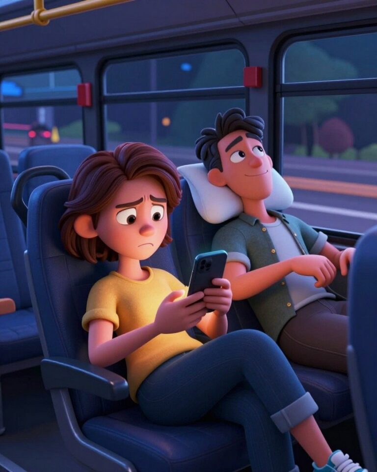 Die laute Sitzverstellerin, die im Nachtbus zum Schweigen gebracht wurde