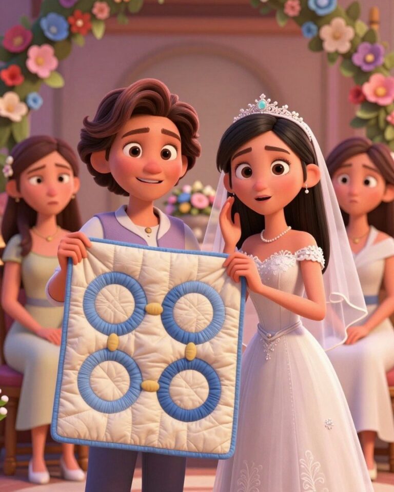 Meine Schwester lieh sich Omas Hochzeitsdecke und gab sie nie zurück