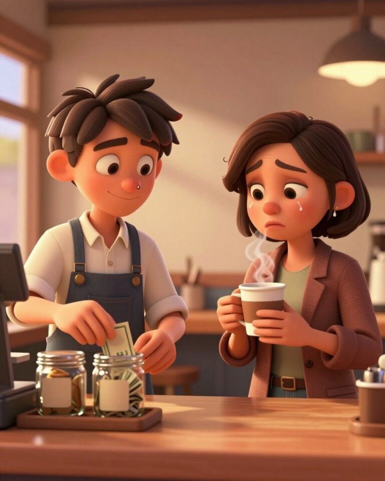 Der Barista, der jeden Morgen heimlich meinen Kaffee bezahlte